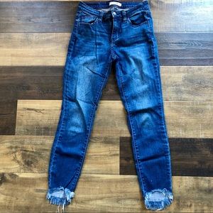 Frayed Hem Jeans